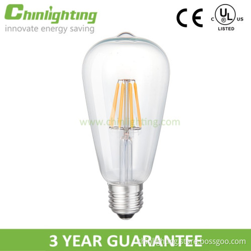 cUL/UL hot selling s21 led filament lighting lamp e26 e27 led bulb for decoration